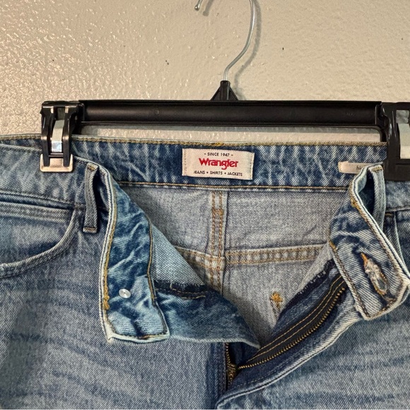 Wrangler Women's High Rise Denim Shorts - Picture 2 of 7